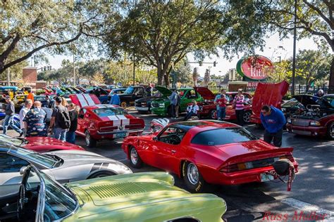 Florida car shows - This has been a local tradition for over 30 years, it is one of the premier weekly car shows in Central Florida. We invite show-quality 1985 and older hot rods, street rods, and antiques to show off their shine beginning at 1pm. Enjoy the parade of cars and trucks along the center of town starting at 8:30pm.
